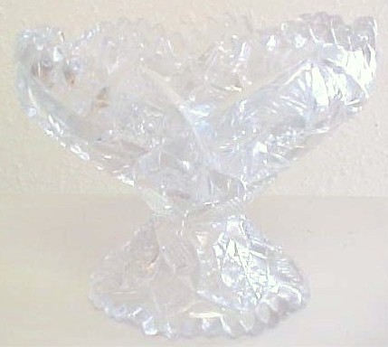PRESSED GLASS CANDY DISH
